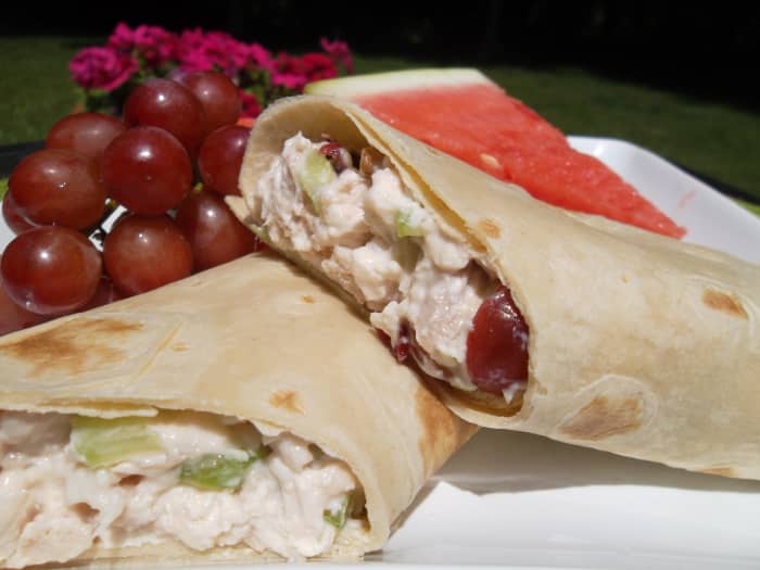 An easy and tasty chicken salad recipe that is perfect for a light summer dinner