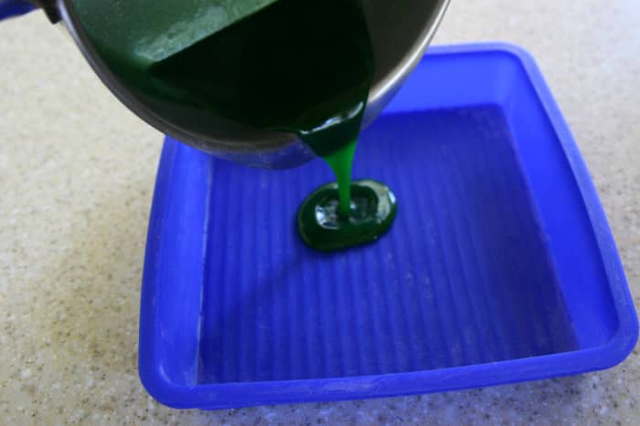 The Jell-O method will result in brightly colored and intensely flavorful gummy worms. This method also contains artificial colors and dyes.