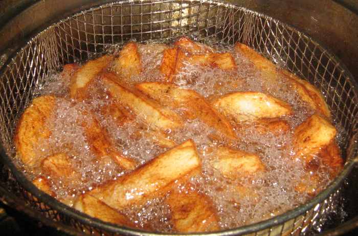 Learn how to cook homemade chips and fries.