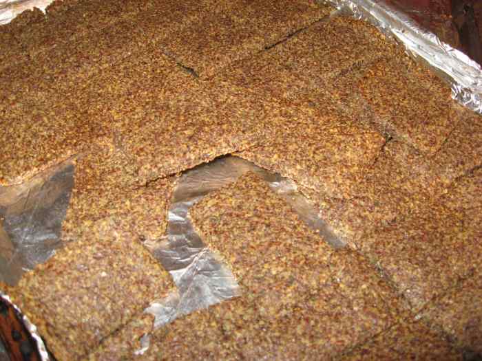 When cool, break crackers apart.