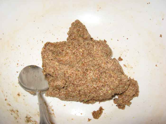 Let mixture rest for five minutes.