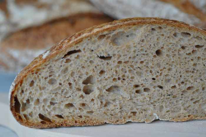 51 hour wholemeal, baker's flour and dark rye loaf. Image: © Siu Ling Hui