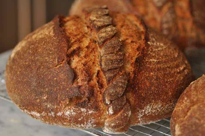 Pain Cordon de Bourgogne. The dough "cord" naturally "scores" the bread. Image: © Siu Ling Hui