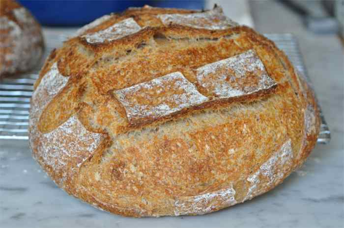 Sesame Bread Loaf 1. Getting better with structural shaping and slashing. Image: © Siu Ling Hui
