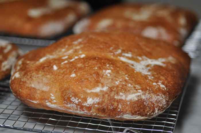 One of the ciabatta loaves. Image: © Siu Ling Hui