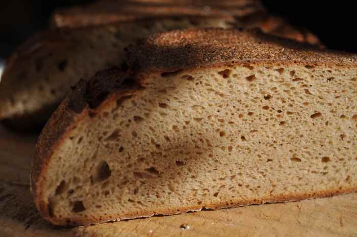 Crumb of Einkorn loaf. Image: © Siu Ling Hui