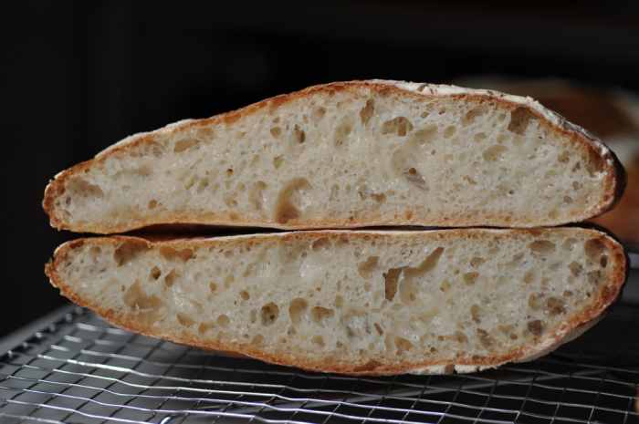 Crumb of a ciabatta loaf. Image: © Siu Ling Hui