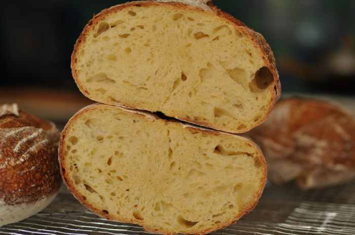 Crumb of my Pane Sardegna. Image: © Siu Ling Hui