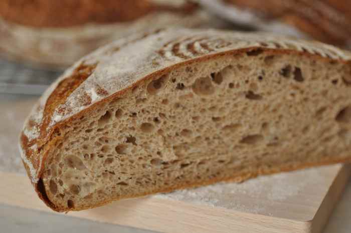 Section of 95% hydration sourdough. Image: © Siu Ling Hui