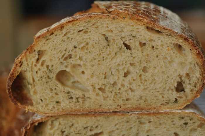 Crumb of Rosemary Bread Image: © Siu Ling Hui