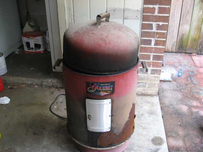 This is our Brinkmann Electric Smoker