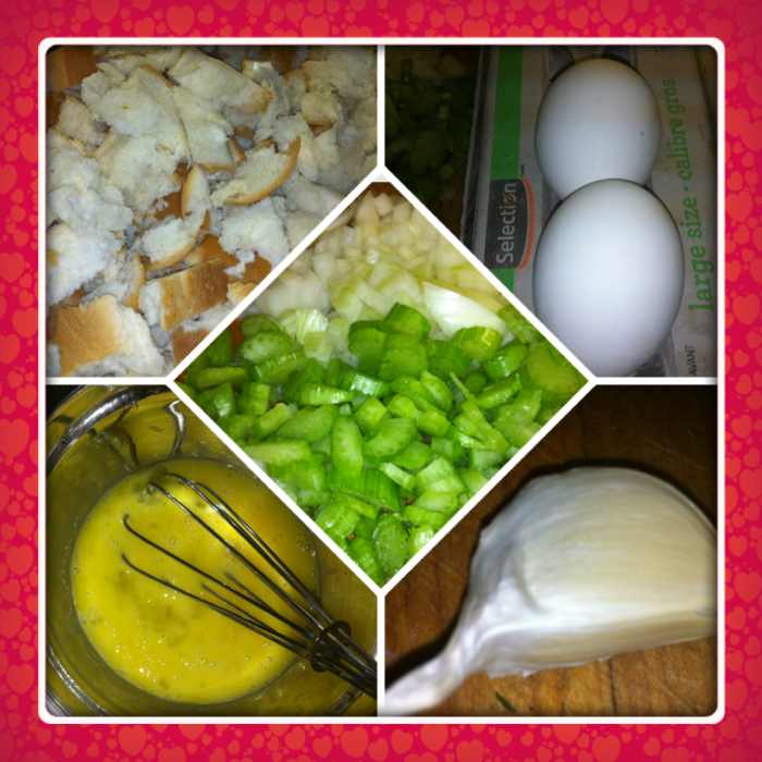 Turkey Stuffing Ingredients