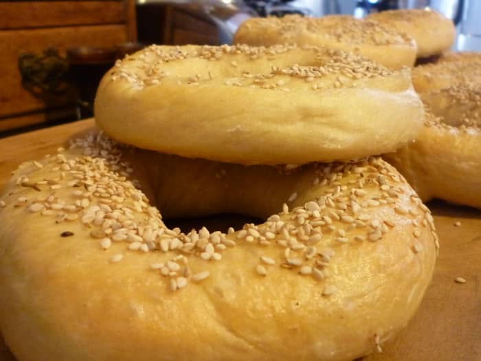 Delicious bagels