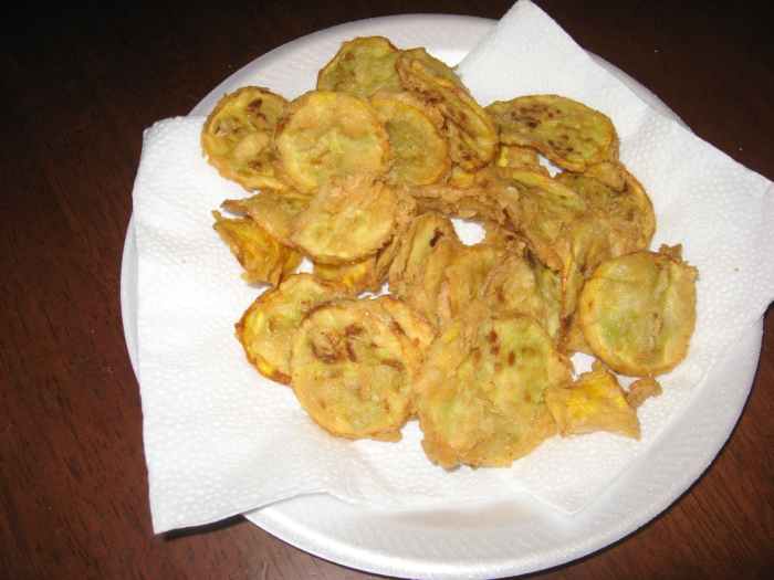 Low-carb fried squash.
