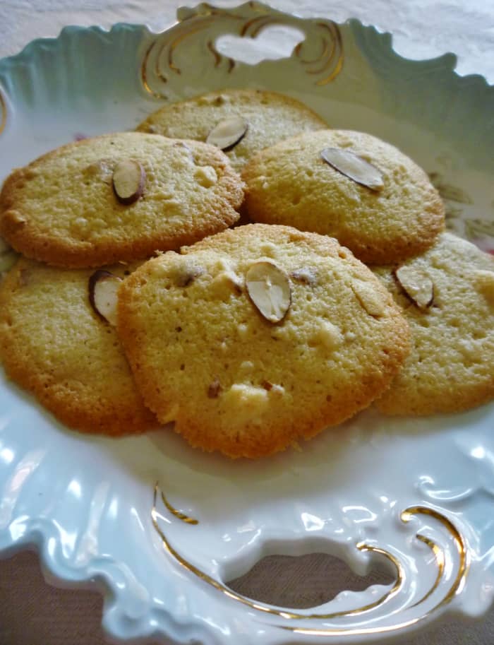 cookies made with almond paste