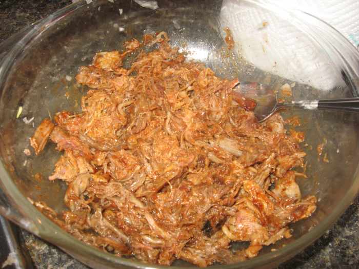 The smoked pulled pork is the real star of this show!