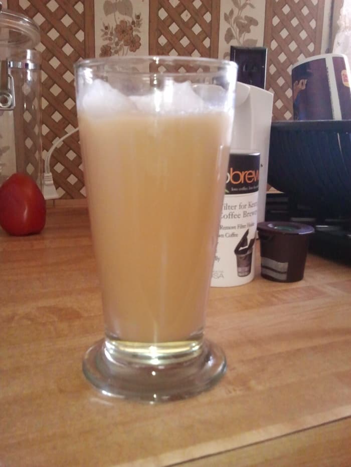 I'm not going to lie, THIS is really why I wanted a coffee maker! It's going to be 85 degrees today, so this is perfect!