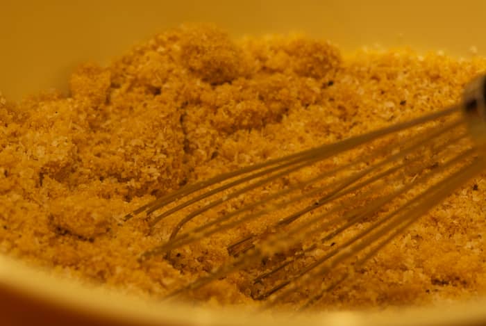 The brining mixture contains Kosher Salt, Brown Sugar and a few herbs. This will coat both sides of the salmon filet