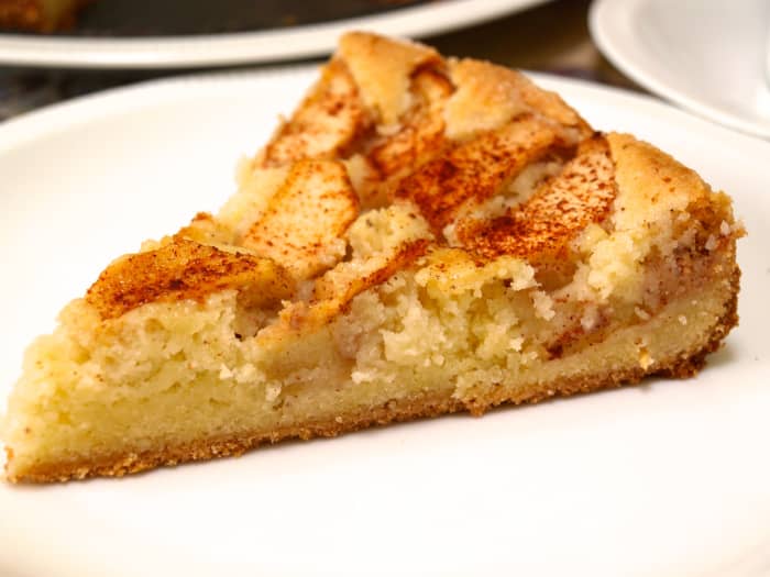 A slice of this german apple cake and a cup of tea make for a perfect afternoon break.