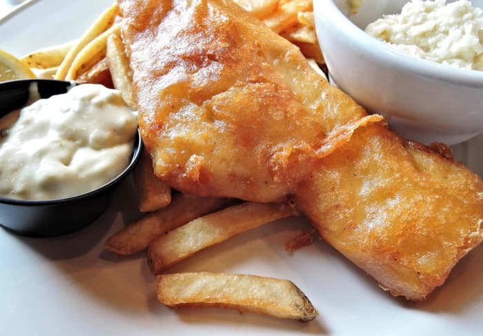 Fish and Chips. This remains a favorite meal to serve with the original sauce or any of its variations.