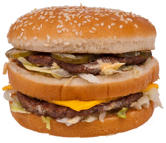 The Big Mac in America.