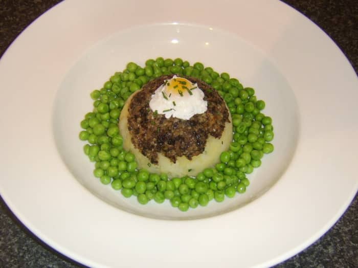 Haggis and clapshot are Scottish classics, and a poached Scottish quail egg on top makes a wonderfully tasty and attractive garnish.