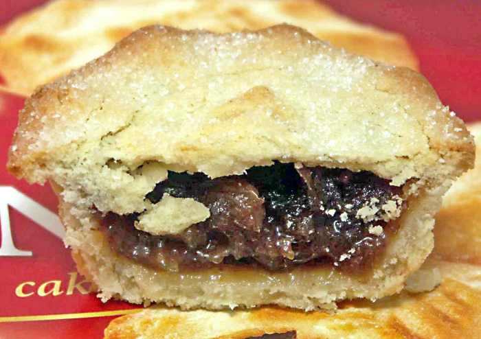 The Interior of a Mince Pie, Showing the Mincemeat