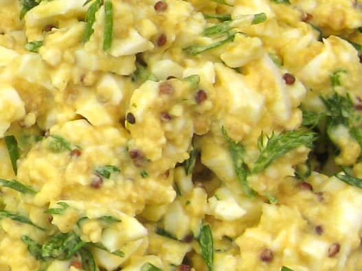 Forget mayonnaise. Make the Quick Egg Salad Recipe above in the time it takes to boil and mash a few eggs.