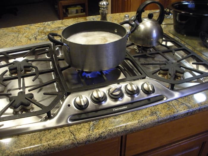 Parboil the beans before putting them into your recipe for their actual cooking time. The beans will give off some foam; this is normal. You can skim it off easily if you wish.
