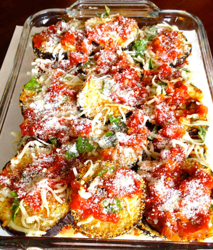 Light Eggplant Parmesan & Basic Tomato Sauce Recipe Delishably