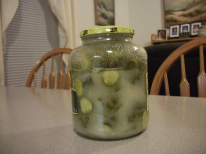 Let set all day until the sugar dissolves. Gently turn the jar on its side and upside down to help dissolve the sugar.