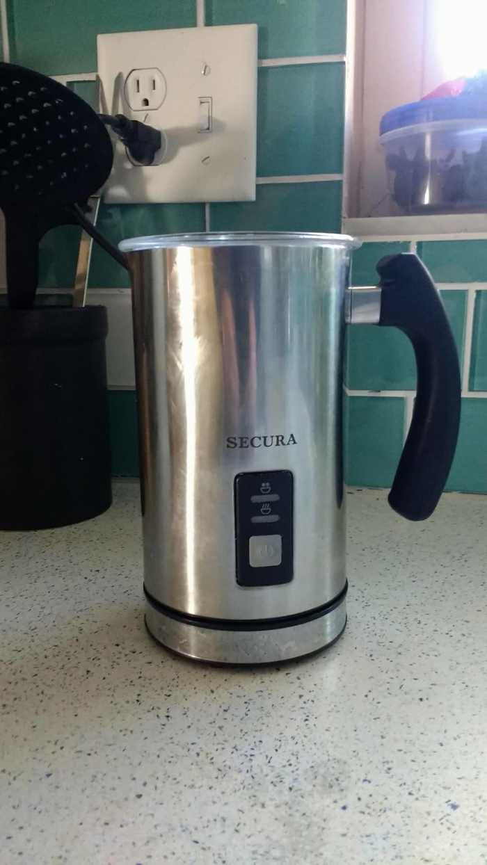 I love my Secura frother. It is perfect for making milk froth. It is hassle free and does everything with just the press of a button. It's easy to clean and when not in use, can be easily stored. I love the look and feel of it too.