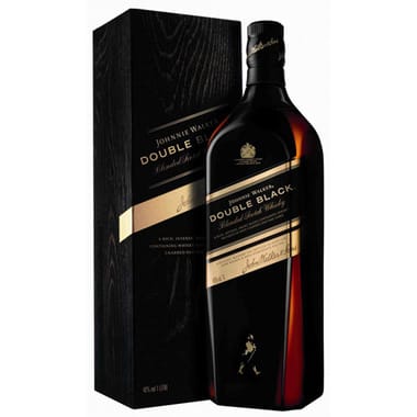 Originally released to the travel retail market, Johnnie Walker Double Black incorporates more charred casks than the classic Black Label. This gives the whisky a smokier taste, while keeping all the sophistication of the classic Johnnie Walker. .