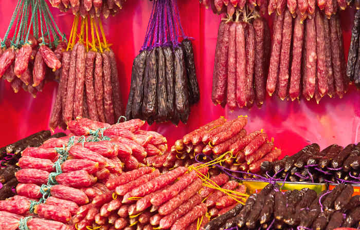 La Chang, or Chinese sausages.