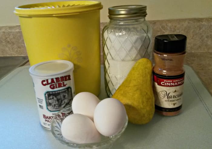 Ingredients for Apple Pear Bread