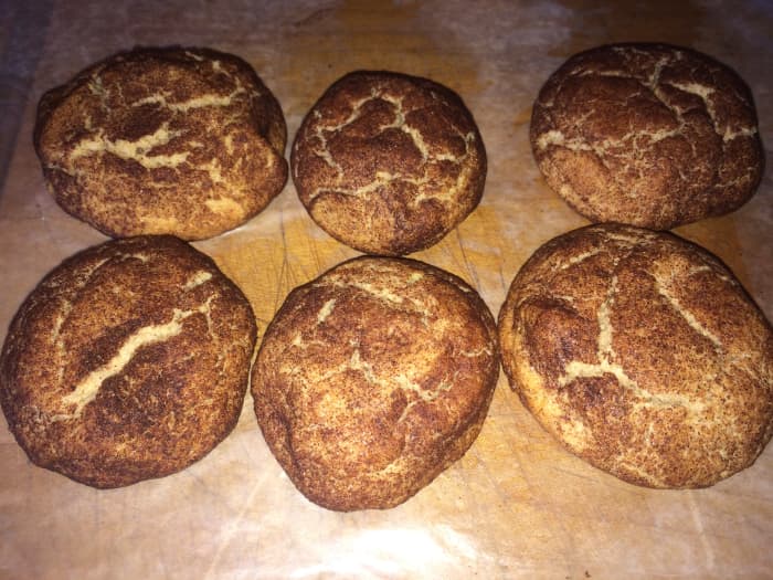 Using pan lining paper allows me to easily remove the cookies from the pan. I just slide the paper onto the countertop to allow the cookies to cool.
