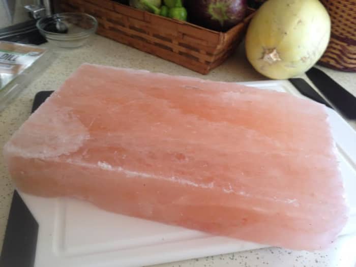 Himalayan salt blocks are great for unusual and fun presentations with cold appetizers.