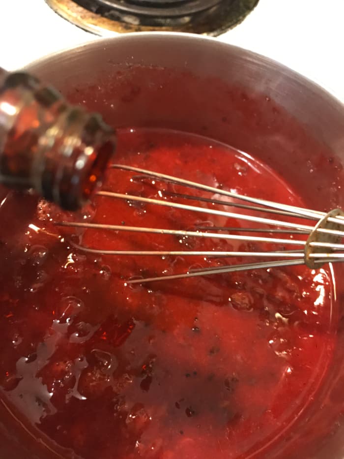 Just a little vanilla extract highlights the bright, fresh flavor of the strawberries. Add it at the end of the cooking time to ensure the flavor stays strong.