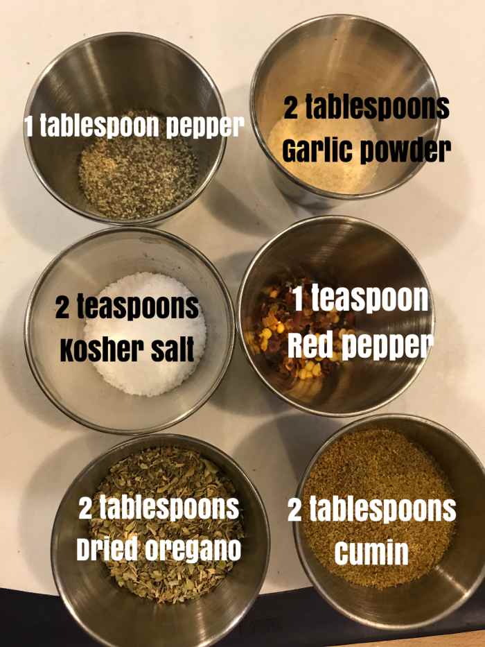 The spices for black bean soup are simple, and each one brings a unique element to the dish. But it's easy—just dump them in!