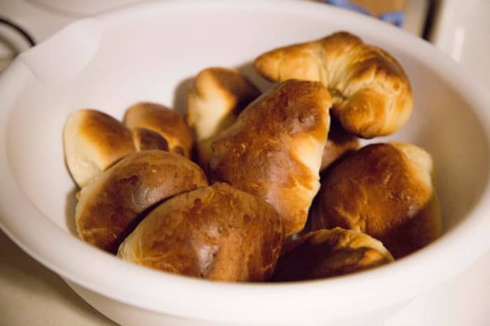 The brioche, last night as I was putting them away. Look at the picture below the recipe to see how few were left by the time I wrote this hub!