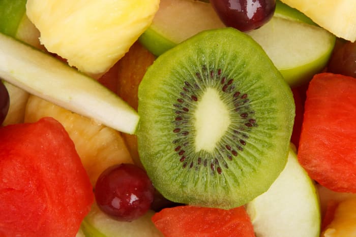 Chilled fruit salad is a refreshing and healthy way to satisfy your afternoon craving for something sweet.