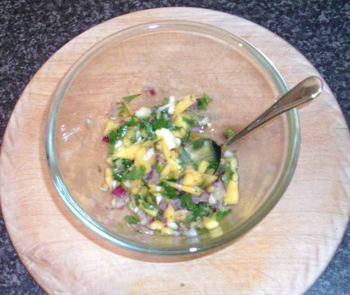 Sea Bass and Mango Salsa en Croute (Puff Pastry) Recipe Delishably