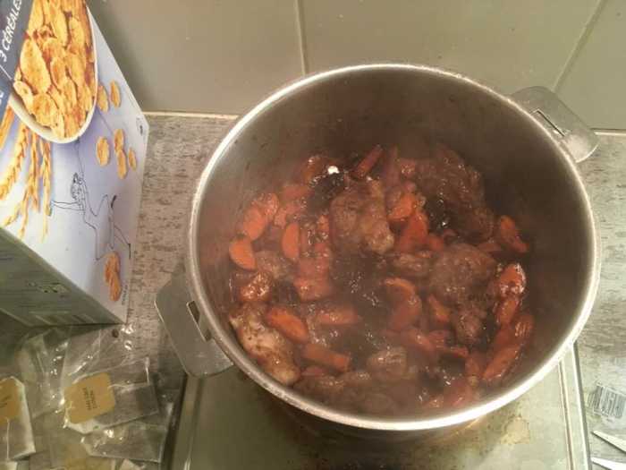 Browned Pork Seasoned With Tarragon in a PruneWine Sauce Delishably