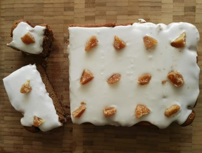 Gluten-Free Ginger Cake With Lemon or Lime Icing - Delishably