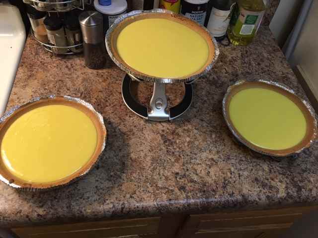 The fresh-from-the-oven pies. The smell was just fantastic! I felt like I was in the tropics.