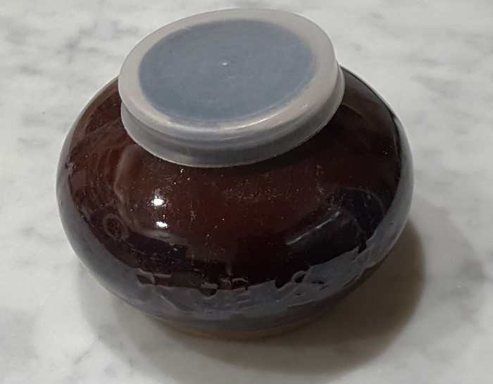 Traditional earthenware crock for dongcai