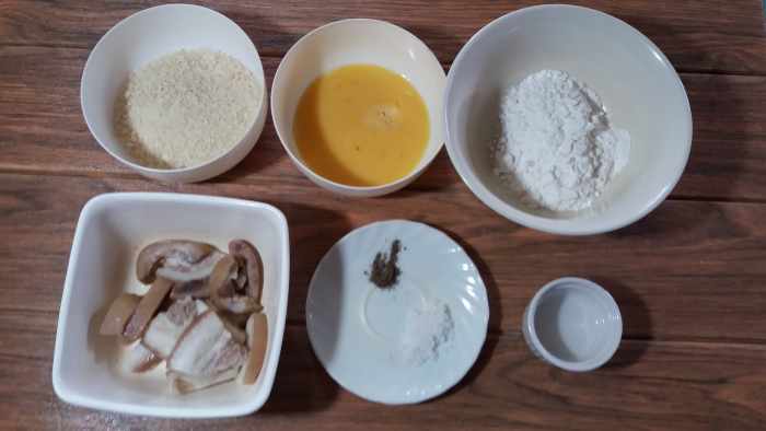 crispy pisngi ng baboy Ingredients
