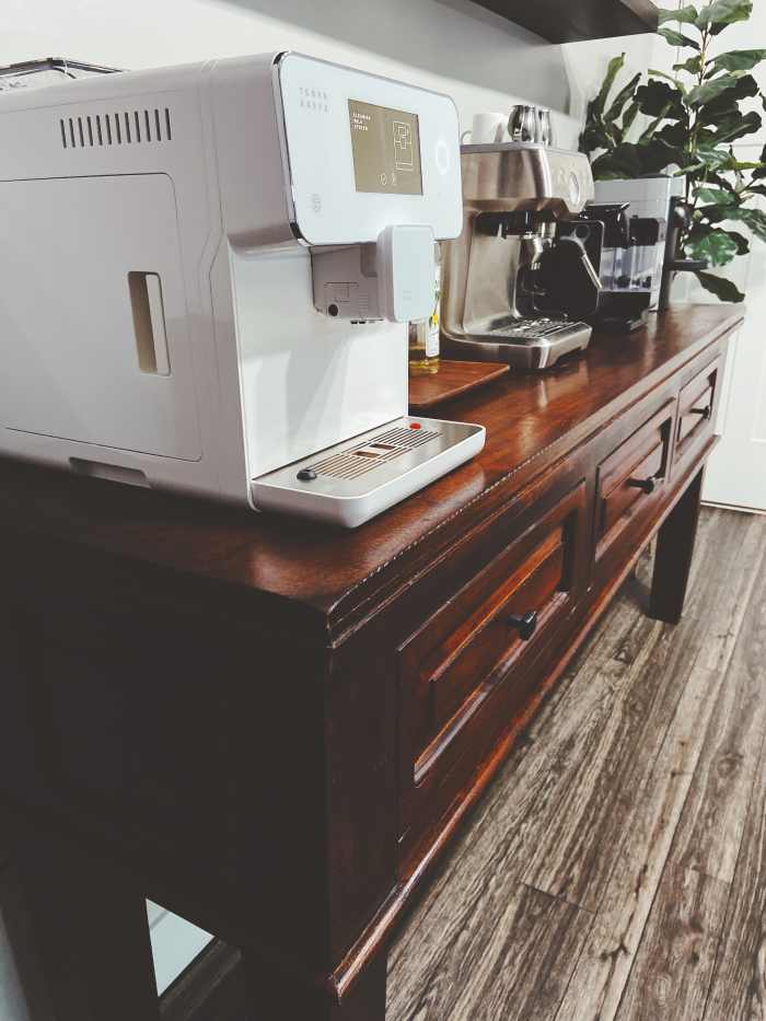My coffee bar at home.