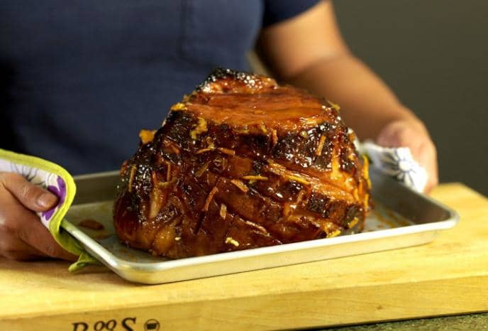 Easy Pineapple Cherry Easter Ham Glaze - Delishably