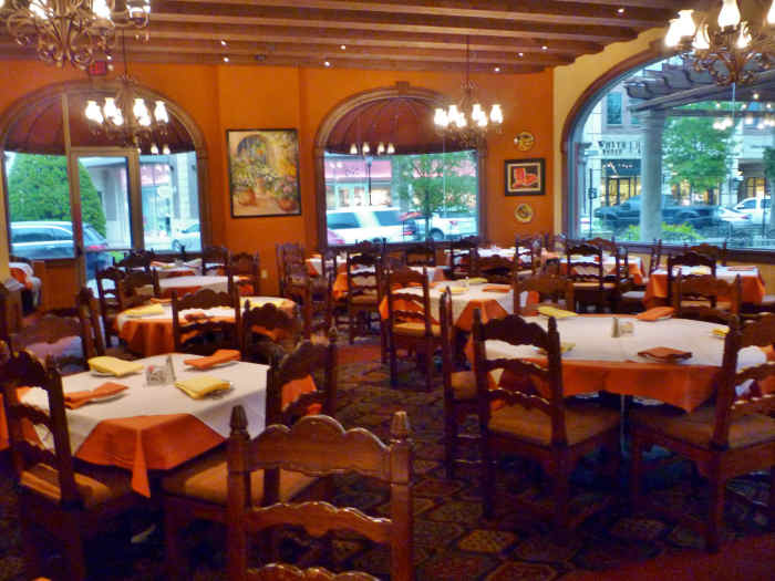 One of the dining rooms